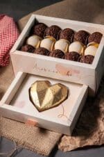 Embalagem para Flores ou Doces com Gaveta para Coração Lapidado 200g, Carinho - 5un - Imagem 5