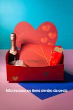 Cesta Coração para Kit com papel, Passione - 5un - Imagem 3