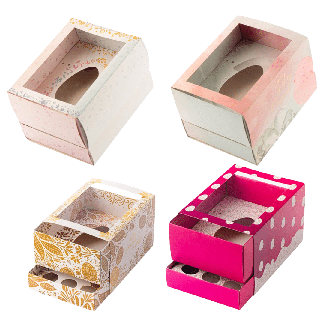 2d8f6289112f024d85438b94c6c9bce7.png Embalagem Gaveta para 1 Ovo 250g e 12 Doces Páscoa - 5un - Imagem 1