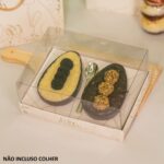 Embalagem para 2 Ovos de colher 250gr, PREMIER, Tampa 7,5cm - 10un - Imagem 4