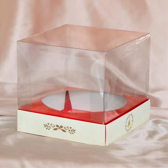 Embalagem para Panetone/Chocotone 400g/500g (17x17x16cm) - 10un - Imagem 1