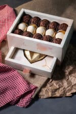 Embalagem para Flores ou Doces com Gaveta para Coração Lapidado 200g, Carinho - 5un - Imagem 3