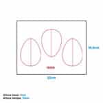 Embalagem para 3 Ovos de colher 150gr, Tampa 10cm, Encanto - Pct. c/ 10un - Imagem 3