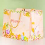 Sacola para Presente, “M” 25x16x21cm, GARDEN - 10un