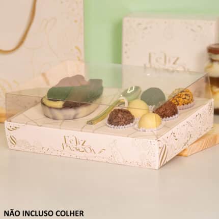 Embalagem para 1 Ovo 150g/250g e 6 Doces, PREMIER, Tampa 7,5cm - 10un