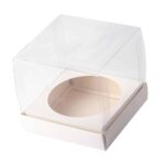 Embalagem para Mini Chocotone Premium 10x10x10cm - NATAL - 10un - BRANCA - Imagem 3
