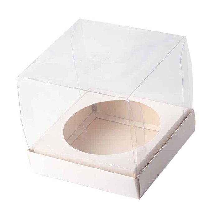 Embalagem para Mini Chocotone Premium 10x10x10cm - NATAL - 10un - BRANCA - Imagem 3