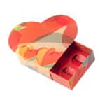 Embalagem para 4 Doces Coração, com berço, CORAZÓN - 10un - Imagem 3