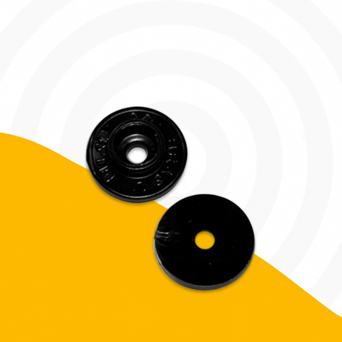 Botão Para Fechamento Do Box, Preto - 1000un - Imagem 1