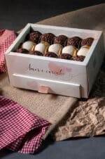 Embalagem para Flores ou Doces com Gaveta para Coração Lapidado 200g, Carinho - 5un - Imagem 2