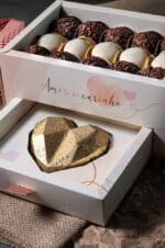 Embalagem para Flores ou Doces com Gaveta para Coração Lapidado 200g, Carinho - 5un - Imagem 4