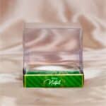 Embalagem para Mini Panetone/Chocotone Premium 10x10x10cm, Guirlanda - 10un - Imagem 3
