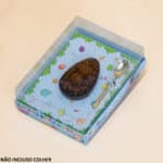 Embalagem para 1 Ovo de Colher 150g/250g/350g/500g, Alegria, Tampa 10cm - 10un - Imagem 2