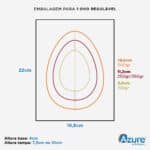 Embalagem para 1 Ovo de Colher 150g/250g/350g/500g, Tampa 7,5cm, Celebrate – 10un - Imagem 7