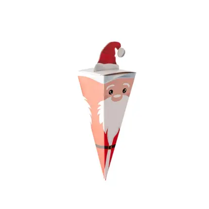 Embalagem Para Cone Trufado, Noel - 50un