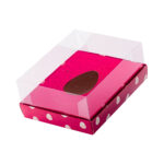 Embalagem para Ovo de colher, 1 Ovo Regulável, Tampa 10cm, RUBI - Pct. c/ 10un