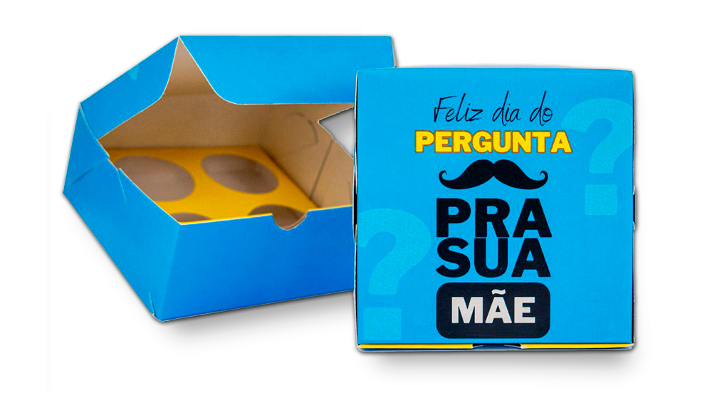 caixa para 4 docinhos