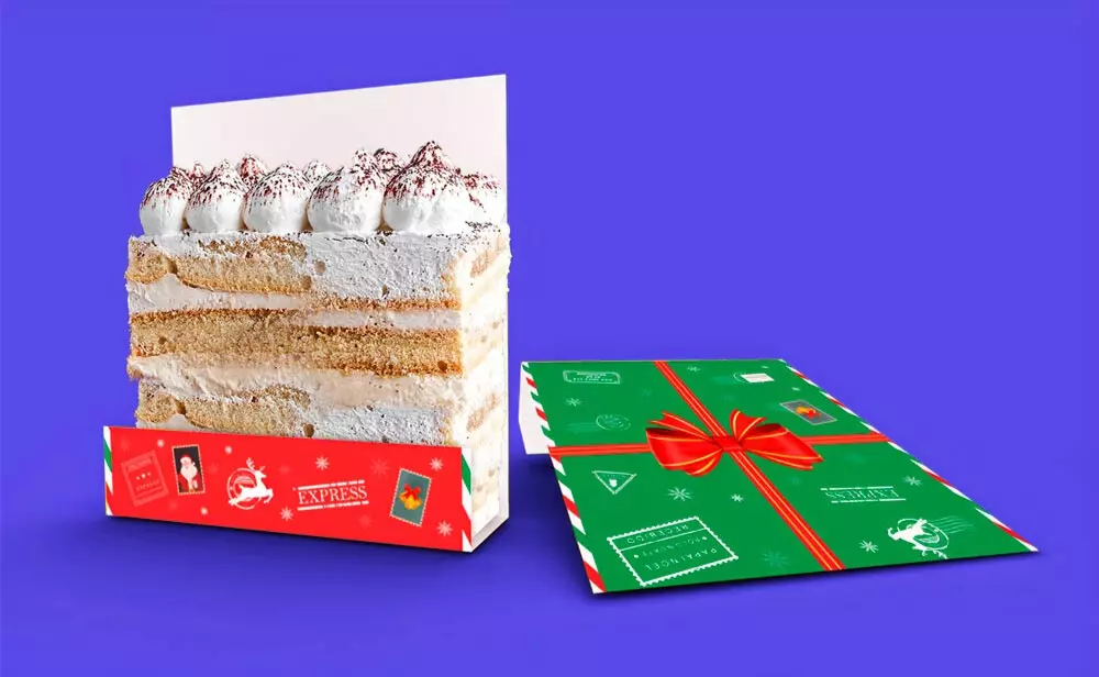 Embalagem de Slice Cake