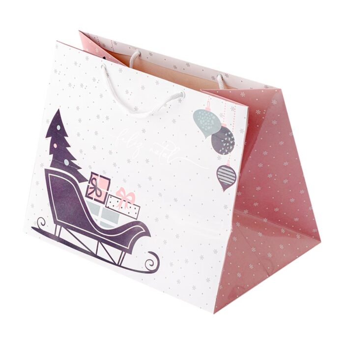 Sacola De Papel Para Presente, M 25X16X21 - Memórias - 10un - Imagem 1