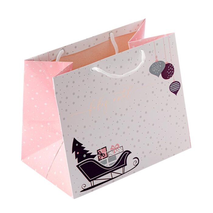 Sacola De Papel Para Presente, M 25X16X21 - Memórias - 10un - Imagem 5
