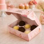 Caixa Para 6 Doces com Berço, sem Visor Personalizada - Imagem 2