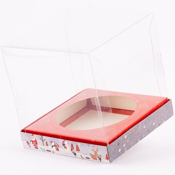 Embalagem para Chocotone Premium 20x20x20cm – NATAL – 10un - COMPARTILHE - Imagem 1