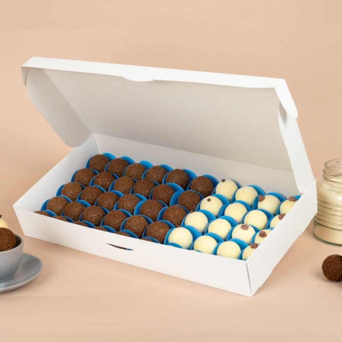 Caixa para transporte 50 doces, sem berço, Branca Basics - 10un - Imagem 2