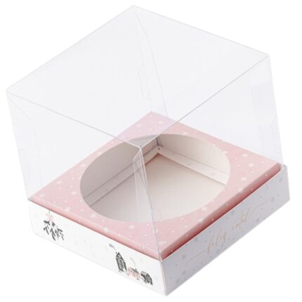 Embalagem para Chocotone Premium 17x17x16cm - Natal - 10un - Memórias