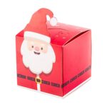 Embalagem Cubo Para Doce, Papai Noel - Colecionáveis - 10un