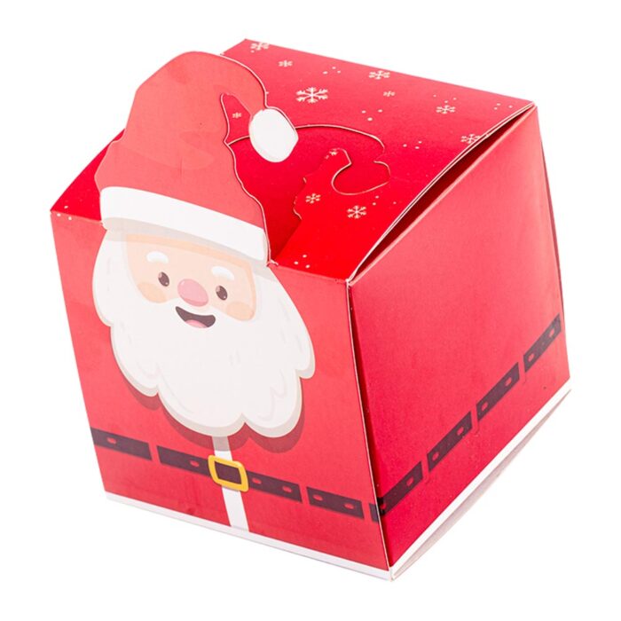 Embalagem Cubo Para Doce, Papai Noel - Colecionáveis - 10un - Imagem 3