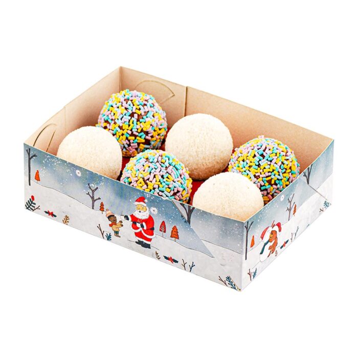 Embalagem Para 6 Doces Com Berço 13X9X4, Compartilhe - 25un - Imagem 5