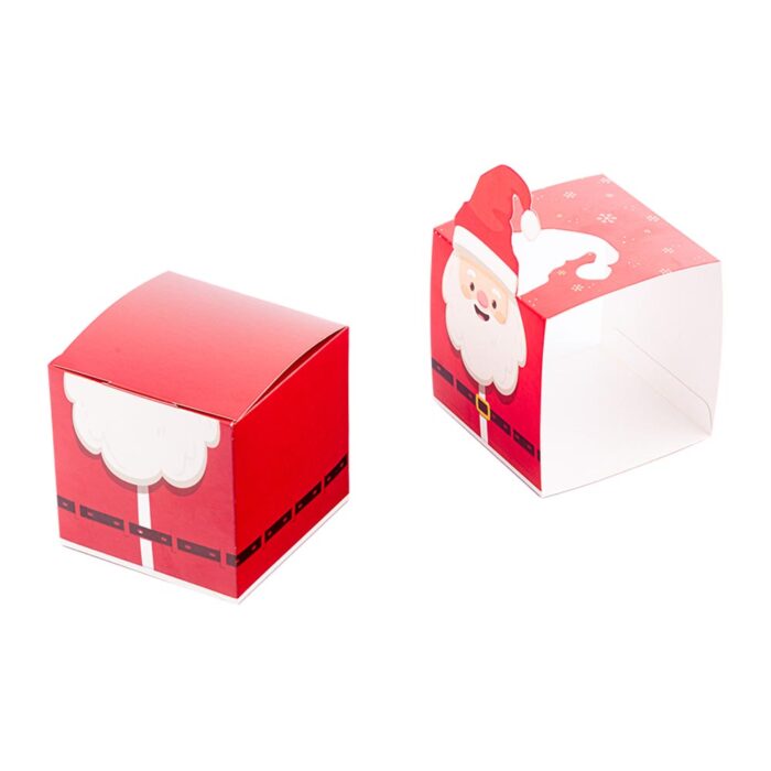 Embalagem Cubo Para Doce, Papai Noel - Colecionáveis - 10un - Imagem 2