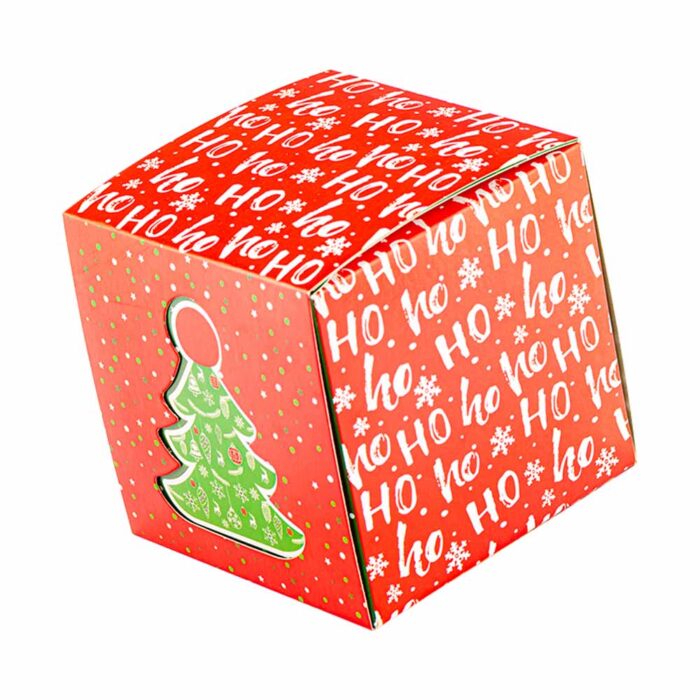 Embalagem Cubo Para Doces, Christmas - 10un - Imagem 3