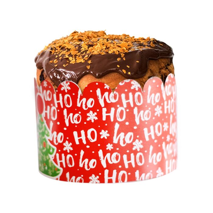 Cinta Para Panetone De 500G, Christmas - 25un - Imagem 2
