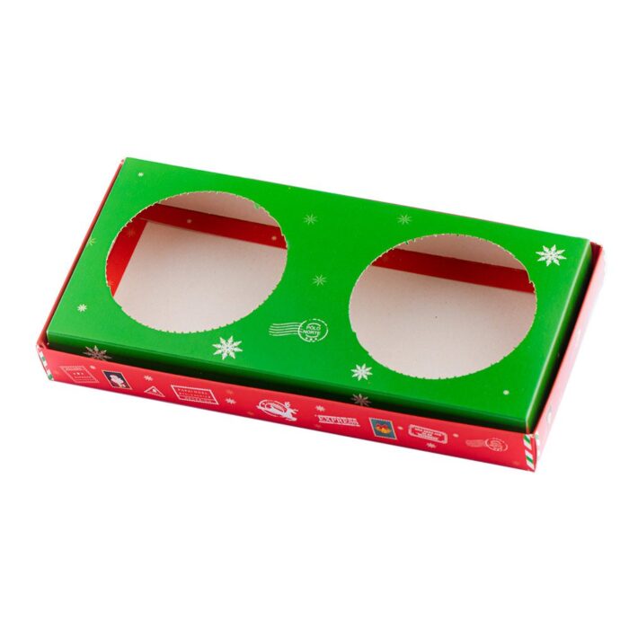 Embalagem para 2 Mini Chocotones 100gr - Natal - 10un - EXPRESS - Imagem 2
