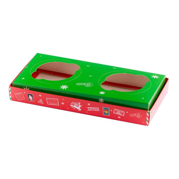 Embalagem para 2 Mini Chocotones 100gr - Natal - 10un - EXPRESS - Imagem 3