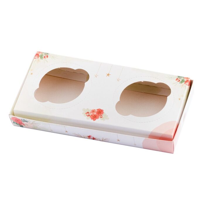 Embalagem para 2 Mini Chocotones 100gr - Natal - 10un - FLORESCER - Imagem 2