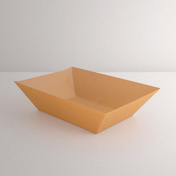 Embalagem Para Porções 350Ml, Kraft Lisa - 25un - Imagem 1