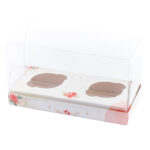 Embalagem para 2 Mini Chocotones 100gr - Natal - 10un - FLORESCER