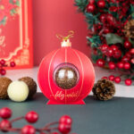 Cartão para Blister de doces, Bola de Natal - 10un