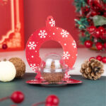 Cartão para Blister de doces, Bola de Natal - 10un - Imagem 2