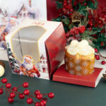 Caixa para Mini Panetone/Chocotone Com Visor Amplo, Vila Noel - 10un - Imagem 2