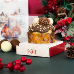 Caixa para Mini Panetone/Chocotone Premium 10x10cm, Vila Noel - 10un - Imagem 2