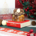 Caixa para Mini Panetone/Chocotone Premium 10x10cm, Luzes - 10un - Imagem 2