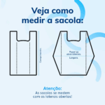 Sacola Plástica, P 30x40, Noel - 25un - Imagem 3