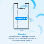 Sacola Plástica, P 30x40, Noel - 25un - Imagem 2