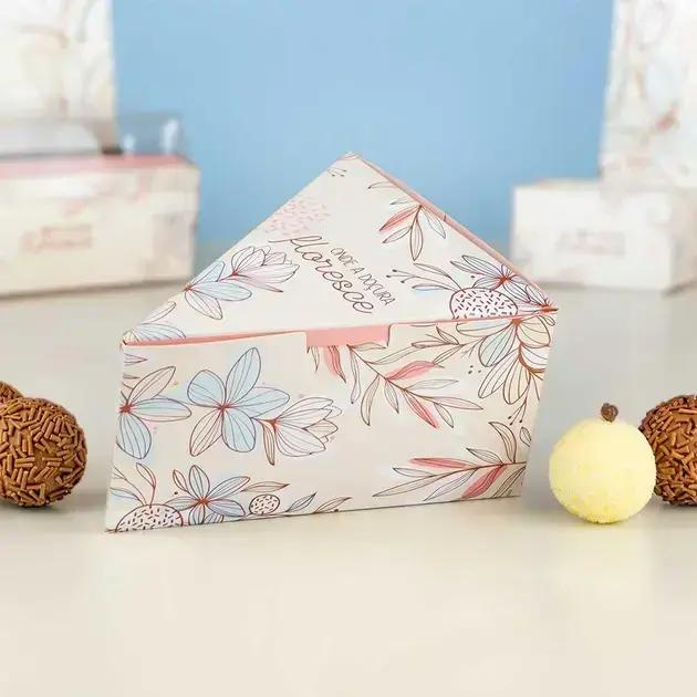 Práticas e criativas embalagens para fatias de torta