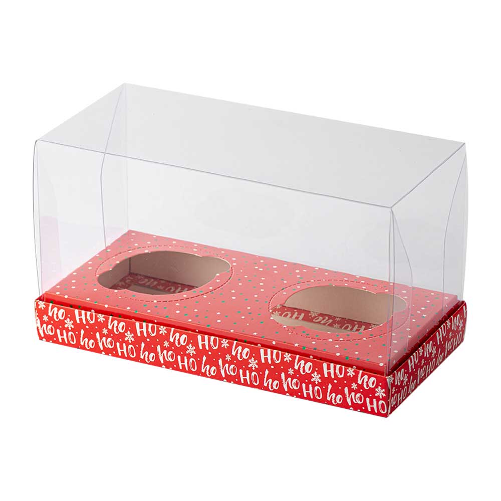 6eecc60803fb4519f87930e11888d313.jpg Embalagem para 2 Mini Chocotones 100gr - Christmas - Pct c/ 10un - Imagem 8
