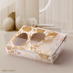 Embalagem para 3 Ovos de Colher 150g, Tampa 10cm, Celebrate - 10un