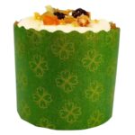 Forma de Papel para Panetone/Chocotone 250gr - Verde - 10un - Imagem 2